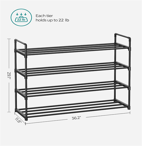 shoe rack without cover